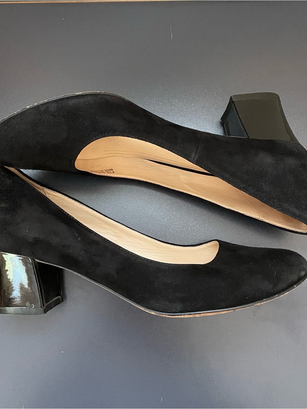 Cole Haan Black Women’s Suede Heels Size 7 - Picture 13 of 15
